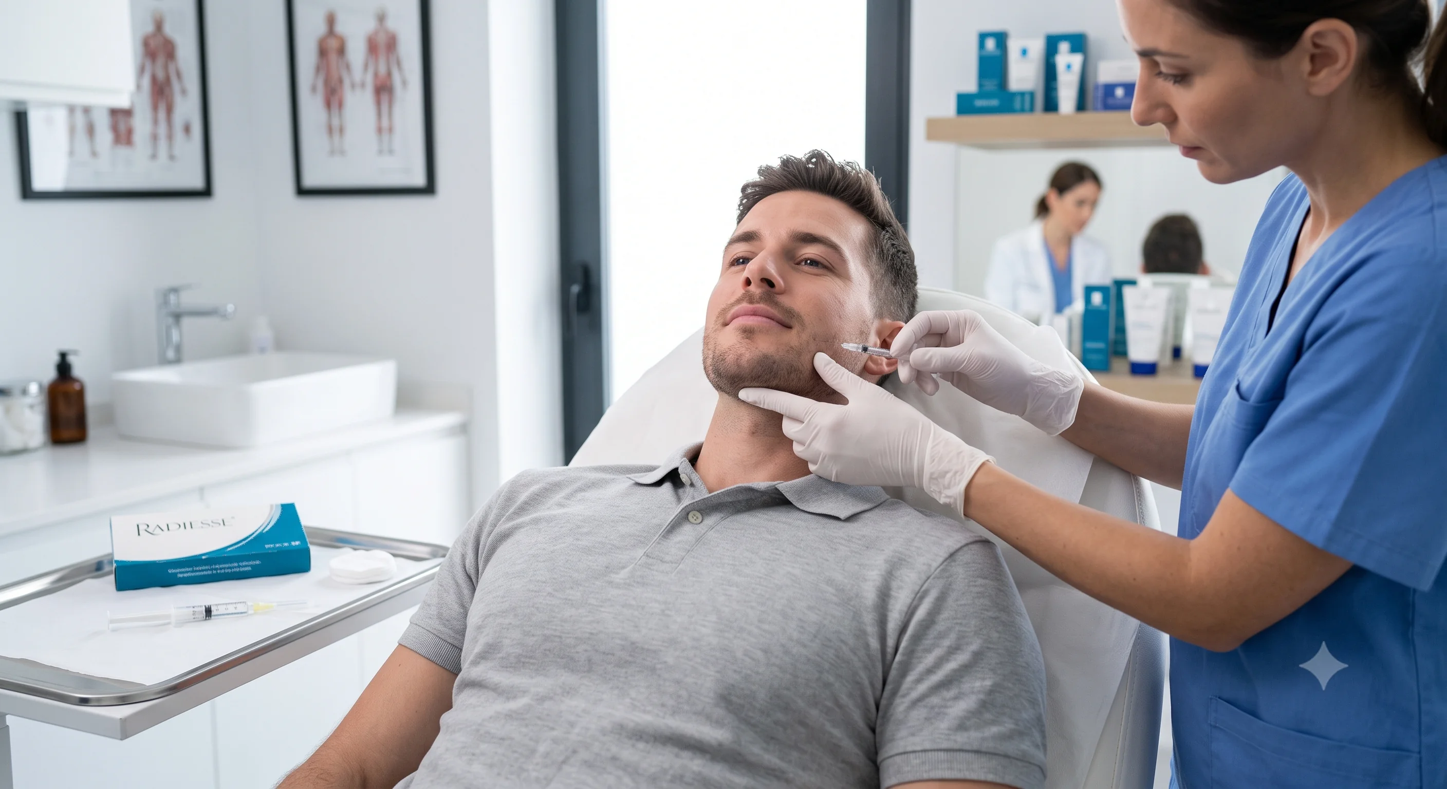 Marcación mandibular masculina